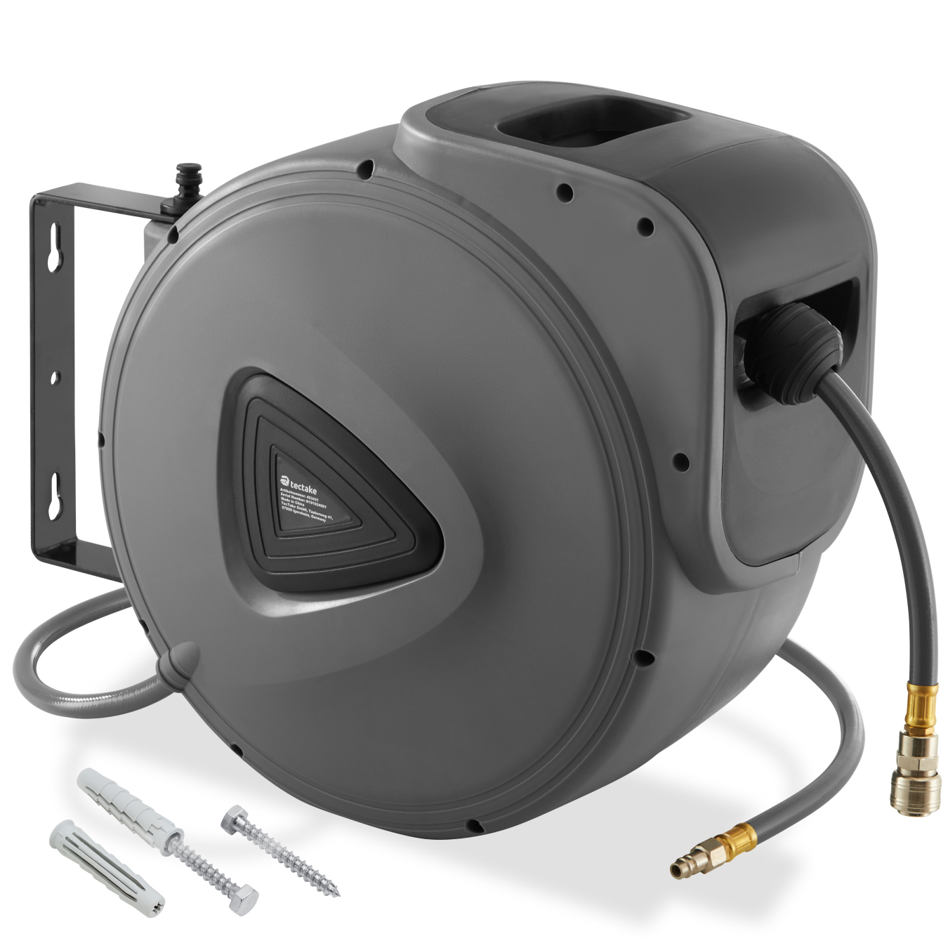 Tubo per aria compressa con avvolgitore - 30 m | tectake