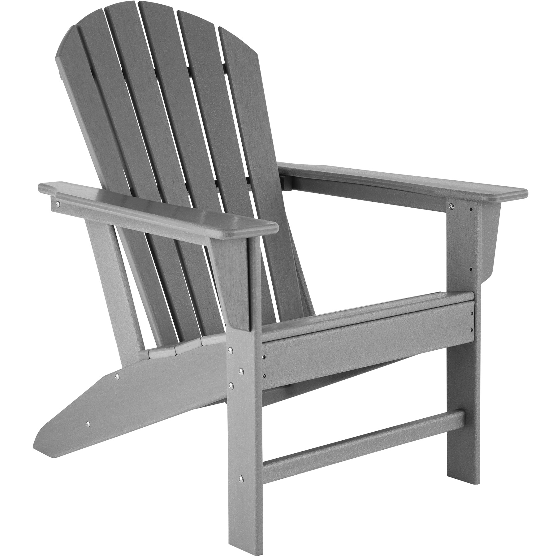 Sedia da giardino dal design Adirondack - grigio chiaro | tectake
