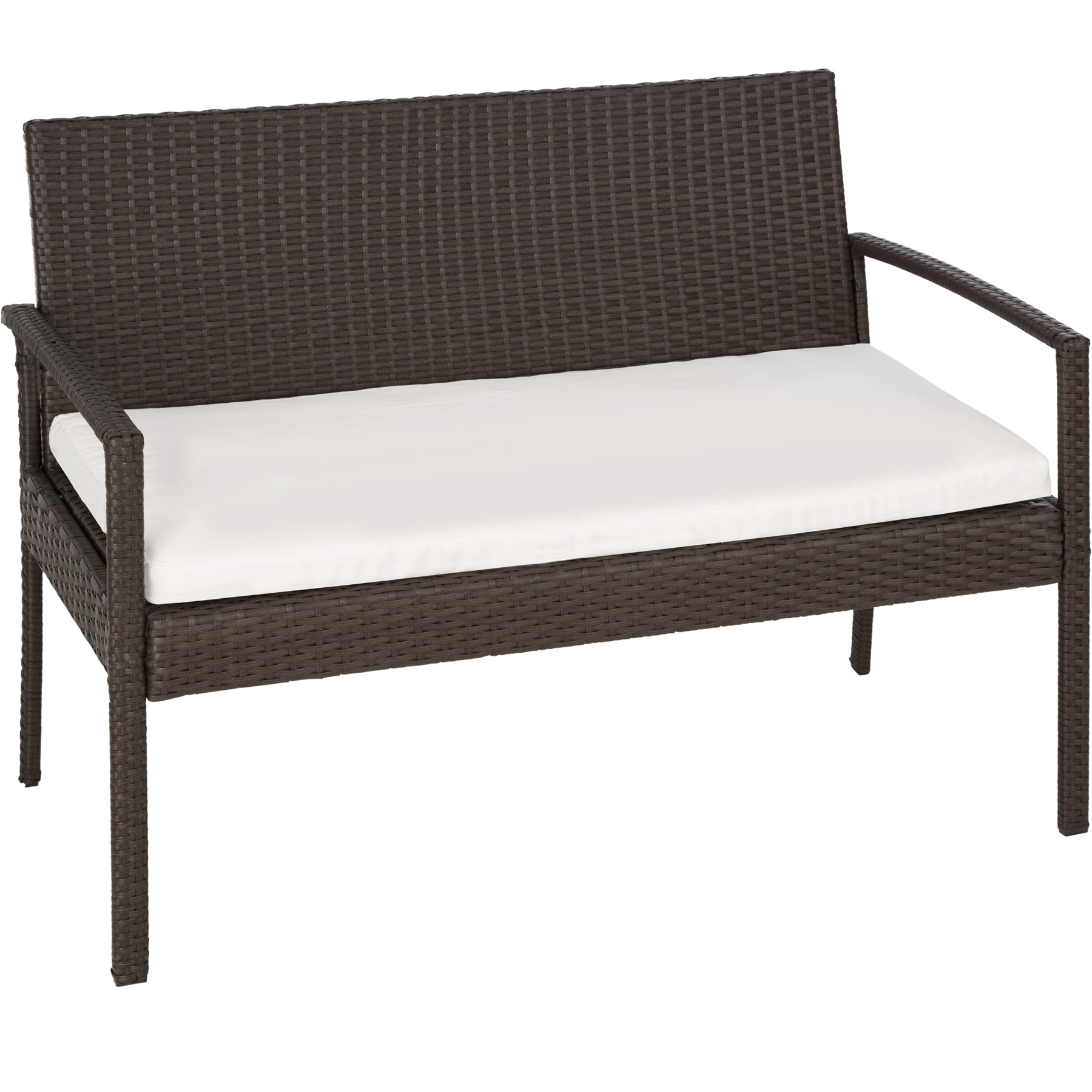 SET DI MOBILI RATTAN SINTETICO POLYRATTAN 2 POLTRONE DIVANO E TAVOLO GIARDINO nu - Foto 28 di 67