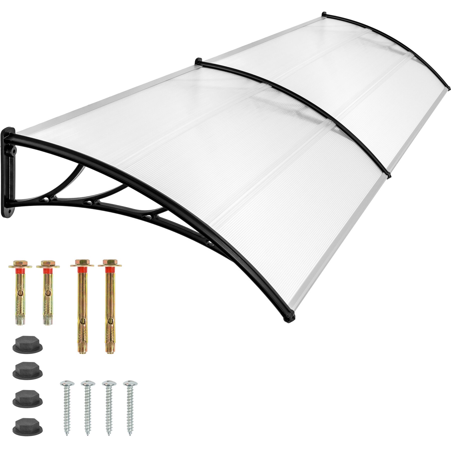 Entrétak transparent - 200 cm av tectake