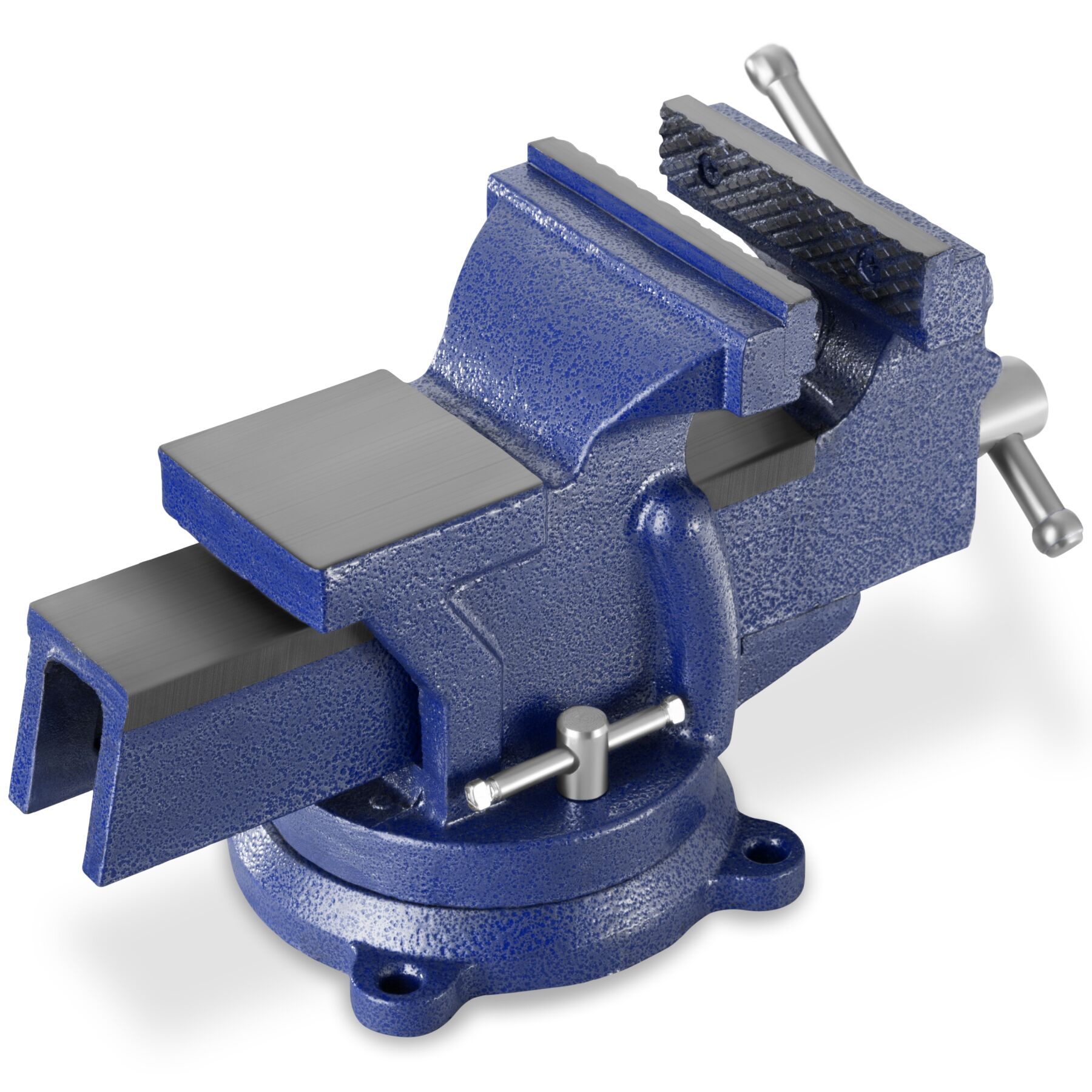 Schraubstock 360° drehbar mit Amboss - 125 mm