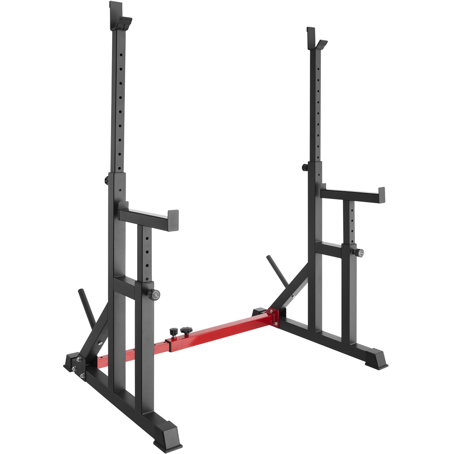 Rack para agachamentos com suporte para pesos Creed - preto