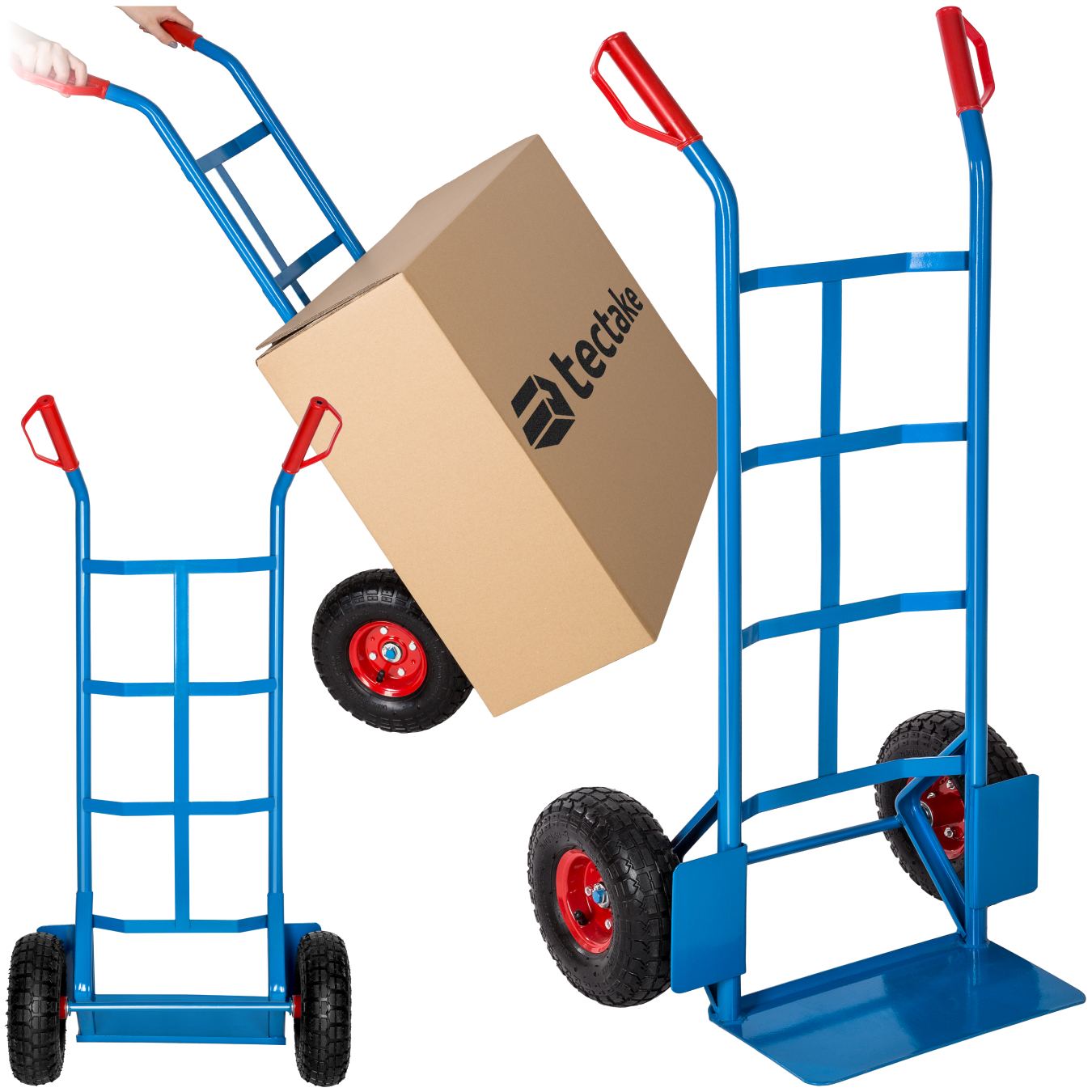 Steekwagen tot 200 kg - blauw