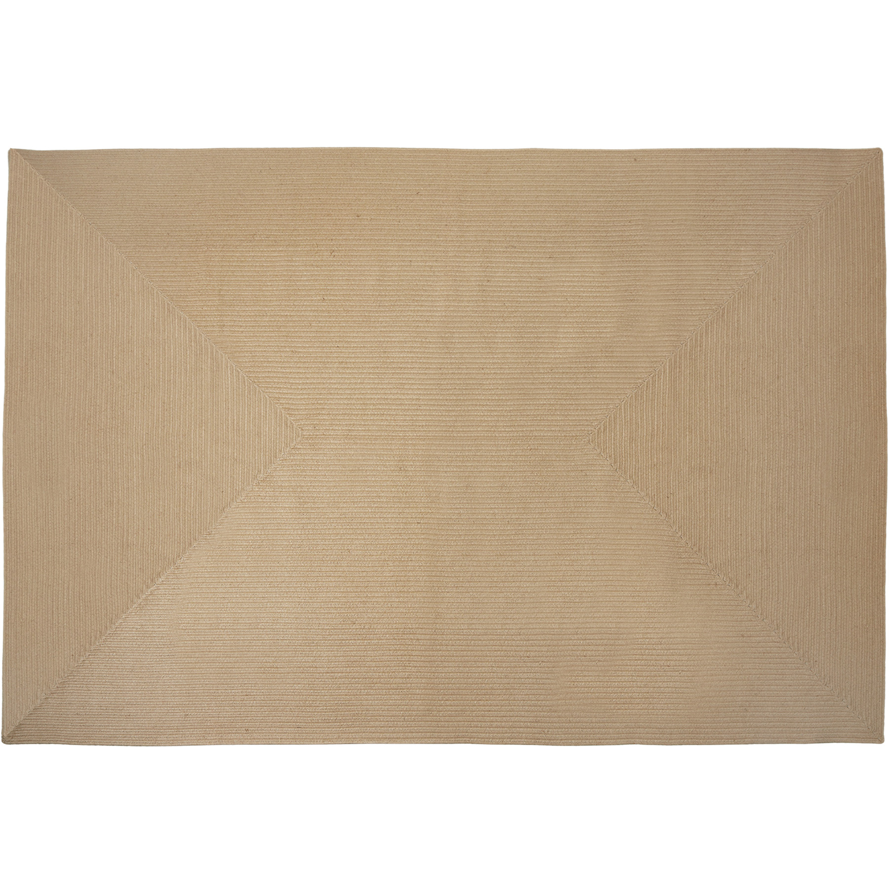 Geflochtener Teppich Vibe aus Jute, Boho-Stil - 200 x 290 cm
