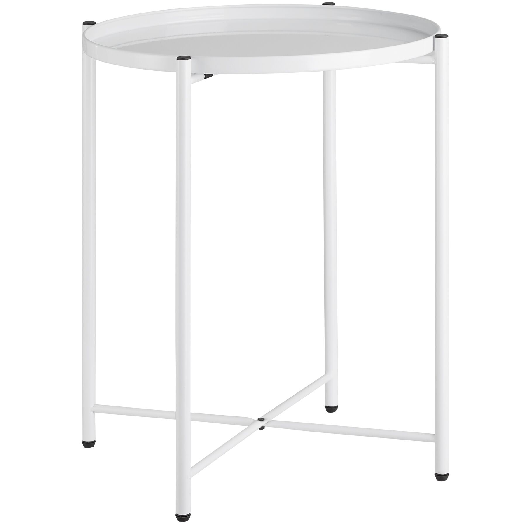 Bijzettafel Chester 45,5x45,5x53cm - wit