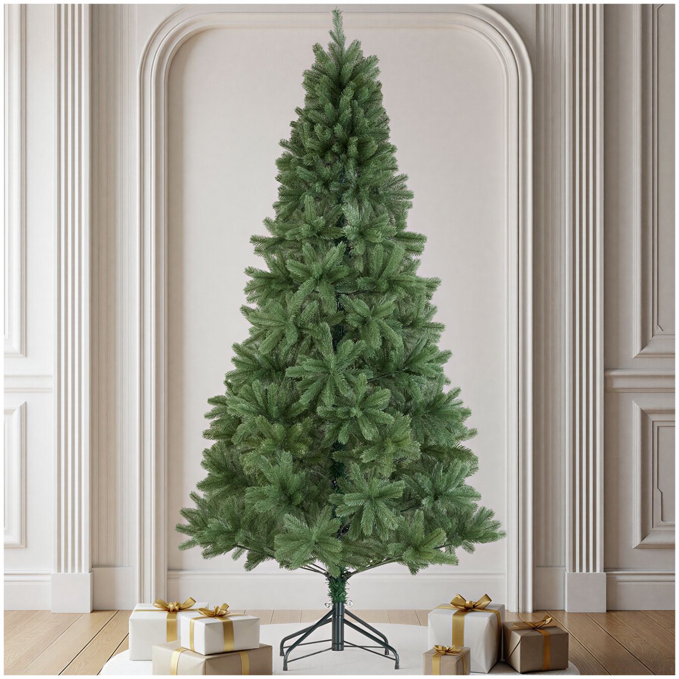 Christmas Tree Prancer - artificial in green, injection moulded needles - 230 cm | tectake