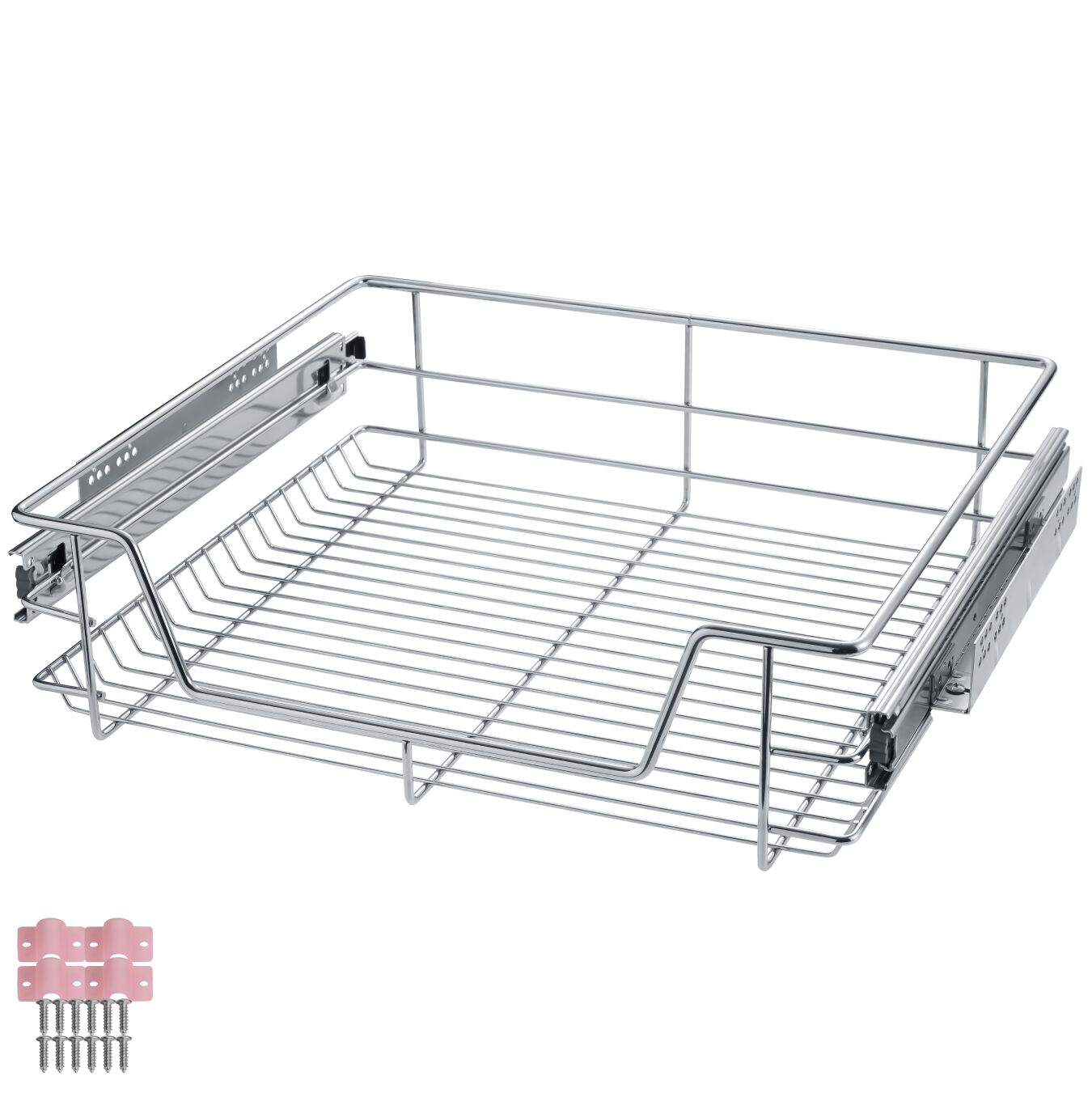 Teleskopschublade für Küchen- und Schlafzimmerschränke - 60 cm, pro Stück