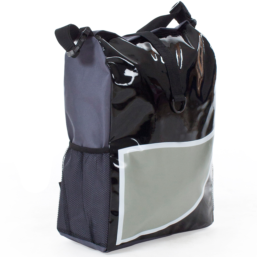 Alforjas impermeables para bicicleta - negro/gris | tectake